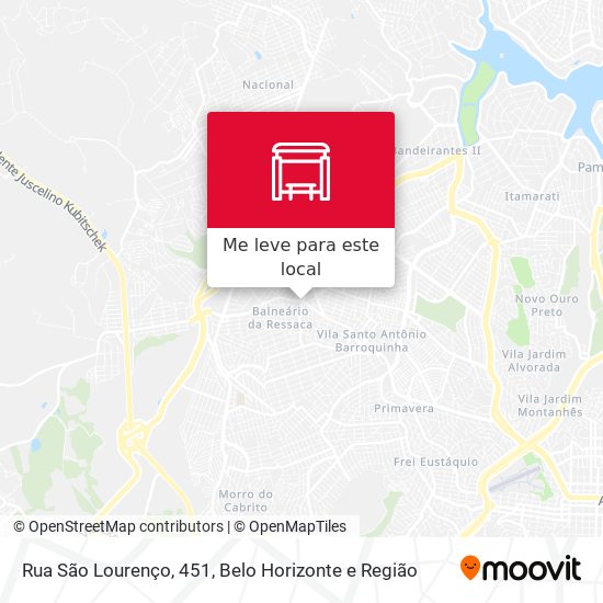 Rua São Lourenço, 451 mapa