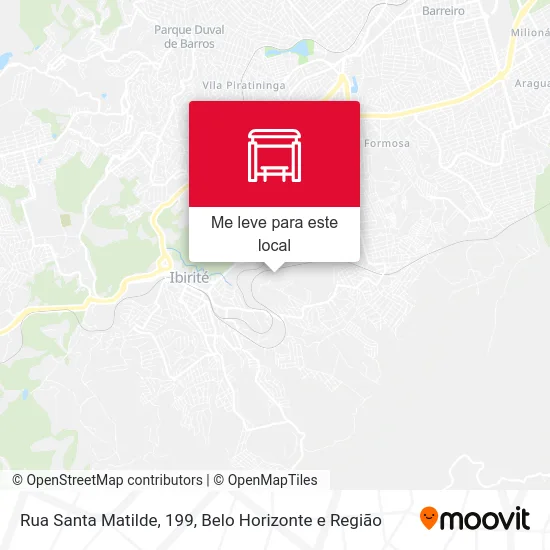 Rua Santa Matilde, 199 mapa