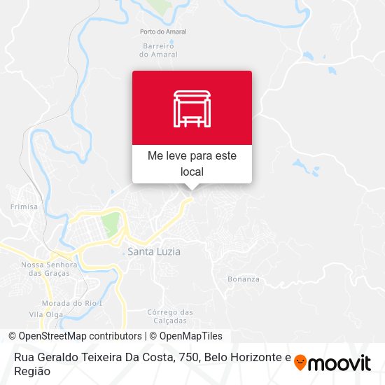 Rua Geraldo Teixeira Da Costa, 750 mapa