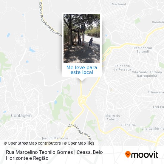 Rua Marcelino Teonilo Gomes | Ceasa mapa