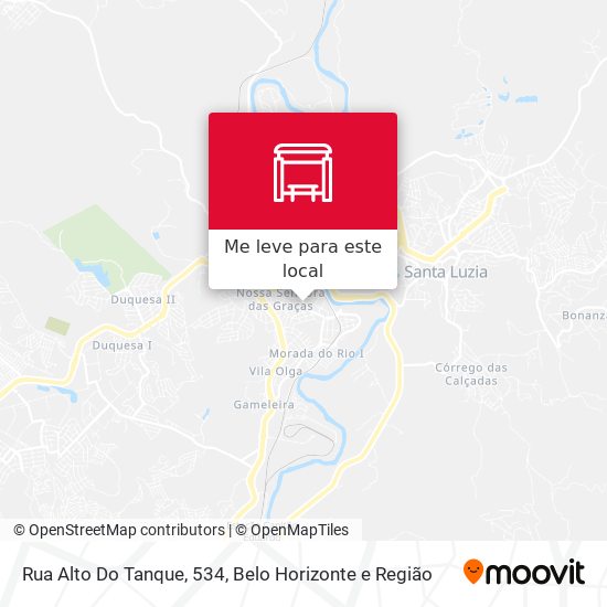 Rua Alto Do Tanque, 534 mapa