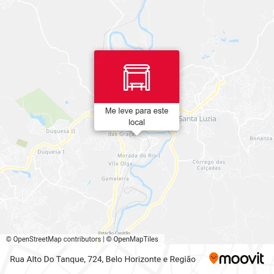 Rua Alto Do Tanque, 724 mapa