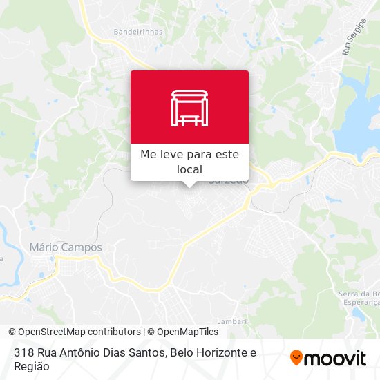 318 Rua Antônio Dias Santos mapa