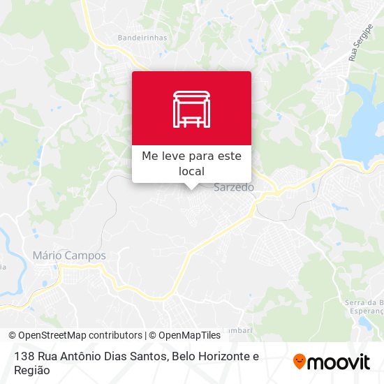 138 Rua Antônio Dias Santos mapa