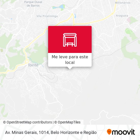 Av. Minas Gerais, 1014 mapa