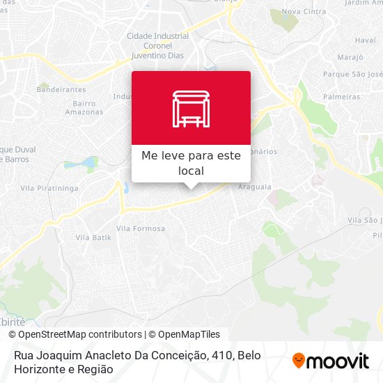 Rua Joaquim Anacleto Da Conceição, 410 mapa