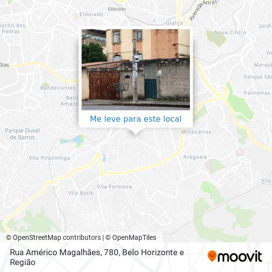 Rua Américo Magalhães, 780 mapa