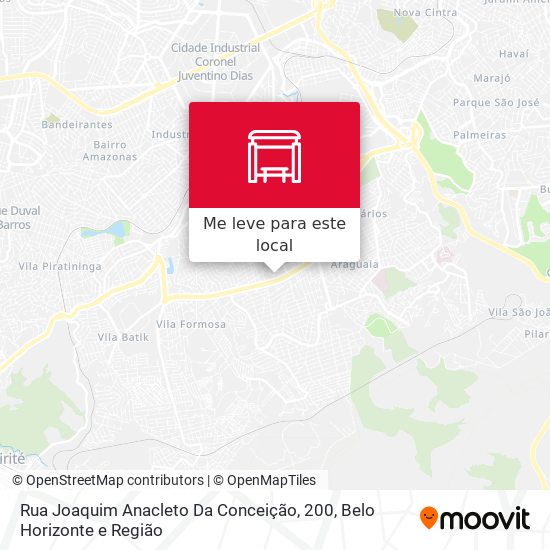 Rua Joaquim Anacleto Da Conceição, 200 mapa