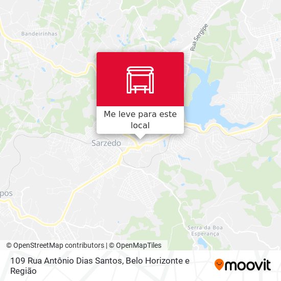 109 Rua Antônio Dias Santos mapa