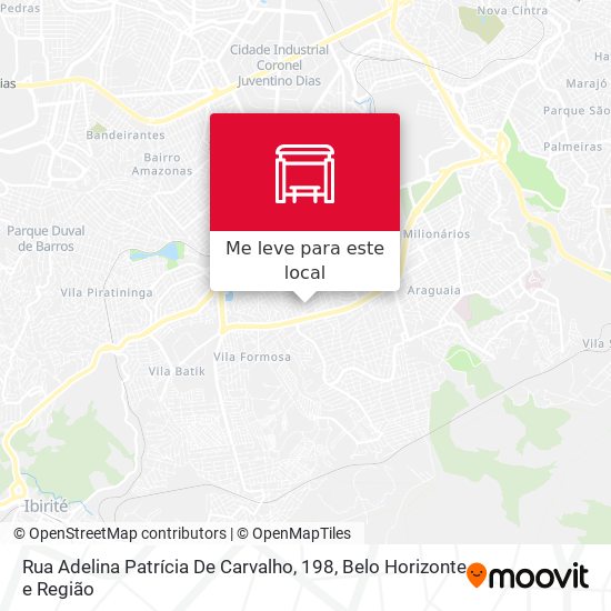 Rua Adelina Patrícia De Carvalho, 198 mapa