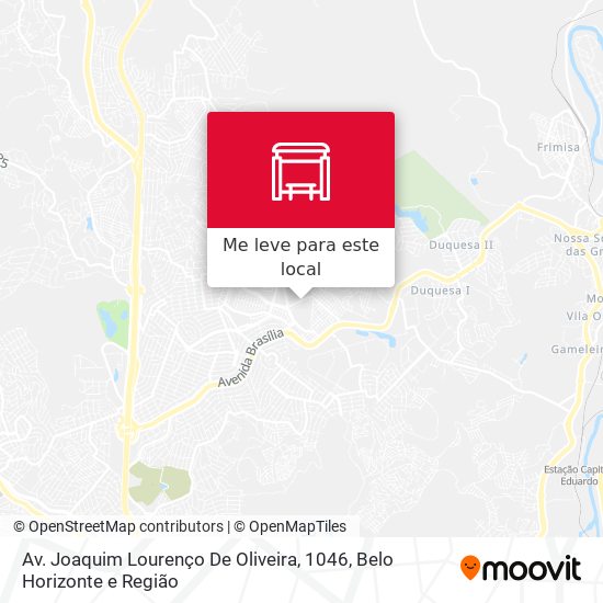 Av. Joaquim Lourenço De Oliveira, 1046 mapa
