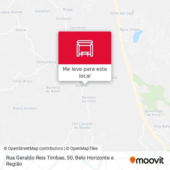 Rua Geraldo Reis Timbas, 50 mapa