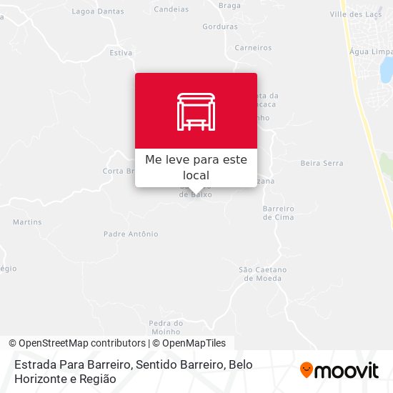 Estrada Para Barreiro, Sentido Barreiro mapa