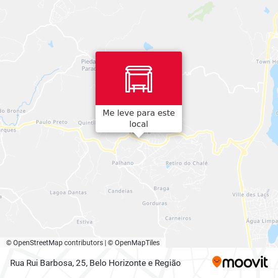 Rua Rui Barbosa, 25 mapa