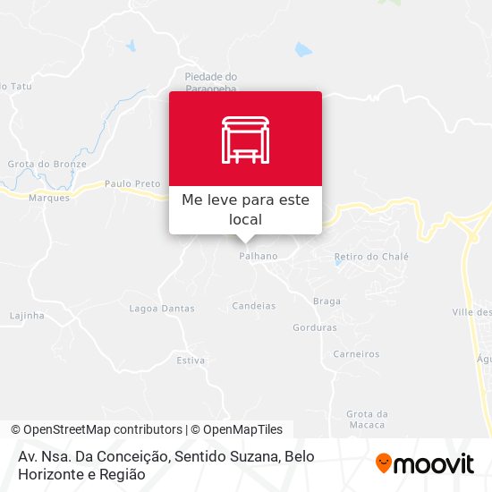 Av. Nsa. Da Conceição, Sentido Suzana mapa