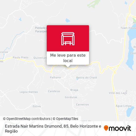 Estrada Nair Martins Drumond, 85 mapa
