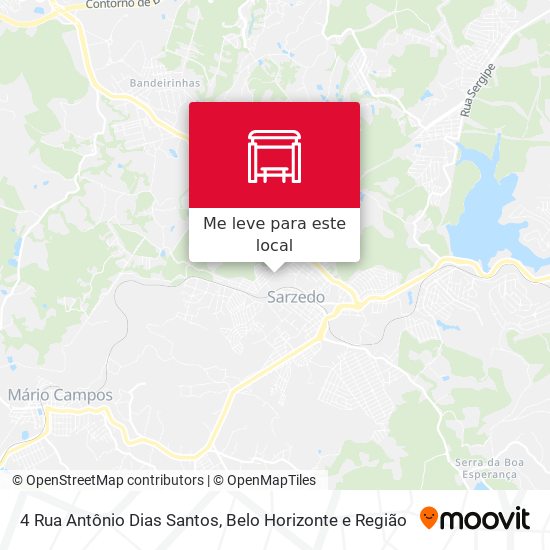 4 Rua Antônio Dias Santos mapa