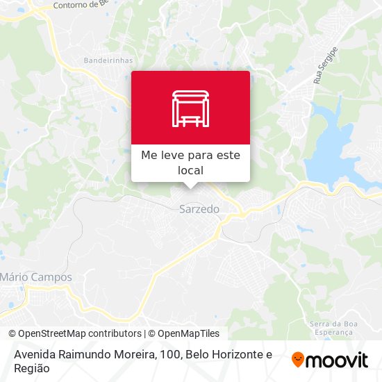 Avenida Raimundo Moreira, 100 mapa