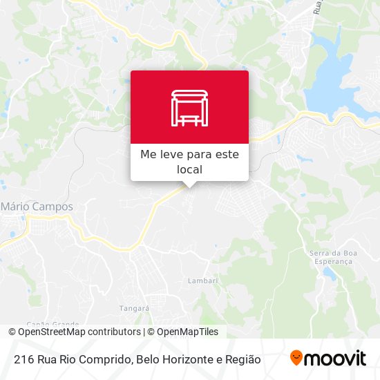 216 Rua Rio Comprido mapa