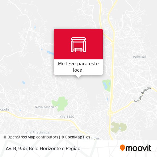 Av. B, 955 mapa