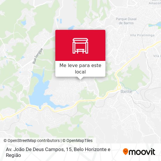 Av. João De Deus Campos, 15 mapa