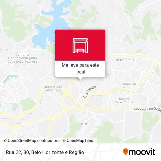 Rua 22, 80 mapa