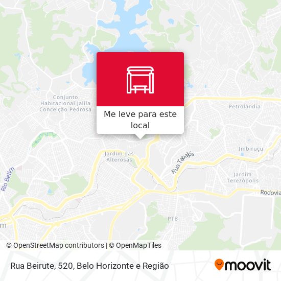 Rua Beirute, 520 mapa