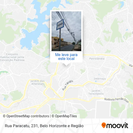 Rua Paracatu, 231 mapa