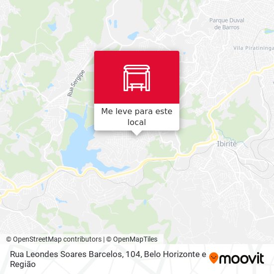 Rua Leondes Soares Barcelos, 104 mapa