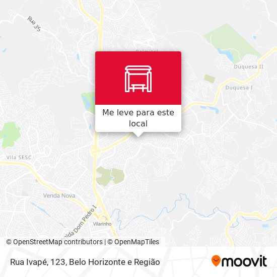Rua Ivapé, 123 mapa