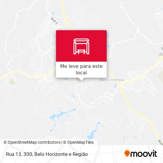 Rua 13, 300 mapa