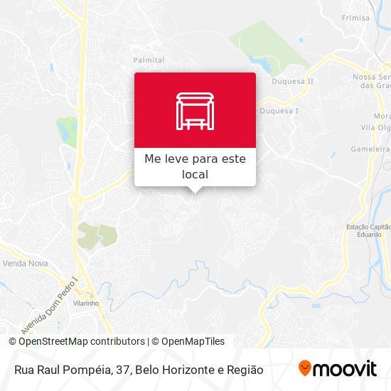 Rua Raul Pompéia, 37 mapa