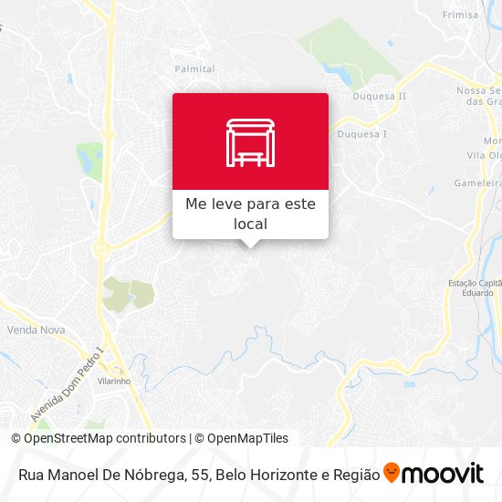 Rua Manoel De Nóbrega, 55 mapa