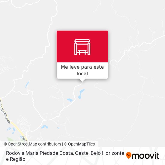 Rodovia Maria Piedade Costa, Oeste mapa
