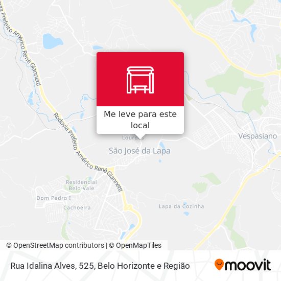 Rua Idalina Alves, 525 mapa