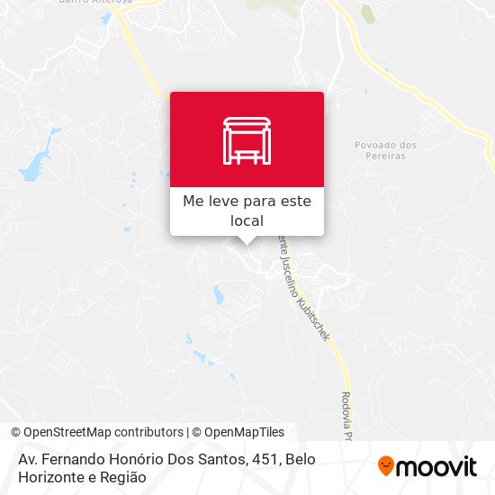 Av. Fernando Honório Dos Santos, 451 mapa