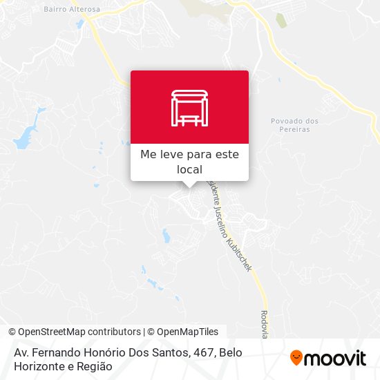 Av. Fernando Honório Dos Santos, 467 mapa