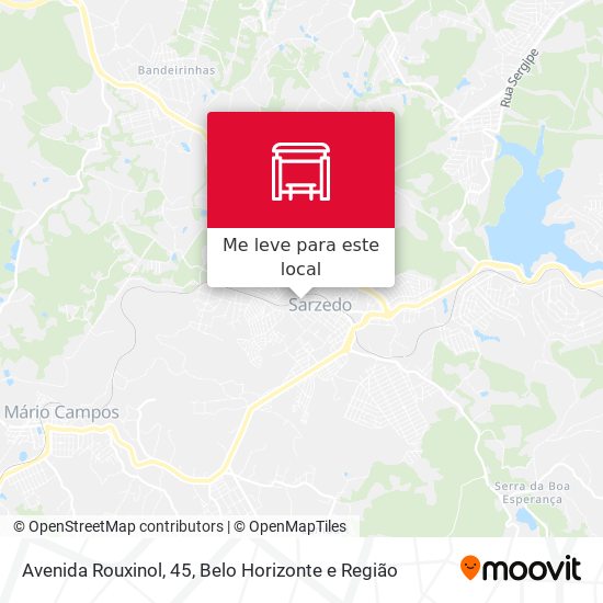 Avenida Rouxinol, 45 mapa