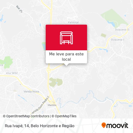 Rua Ivapé, 14 mapa