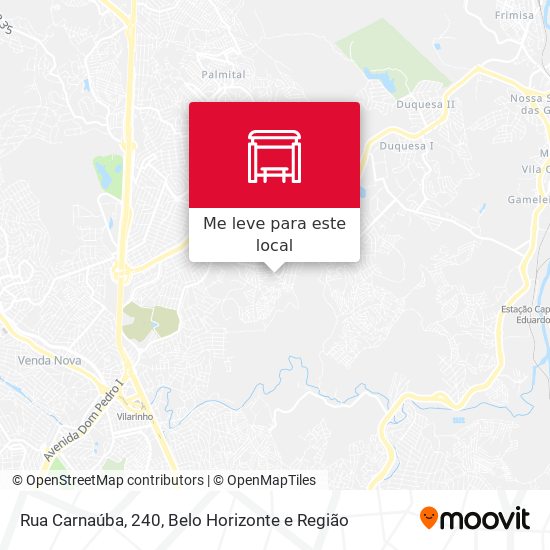 Rua Carnaúba, 240 mapa