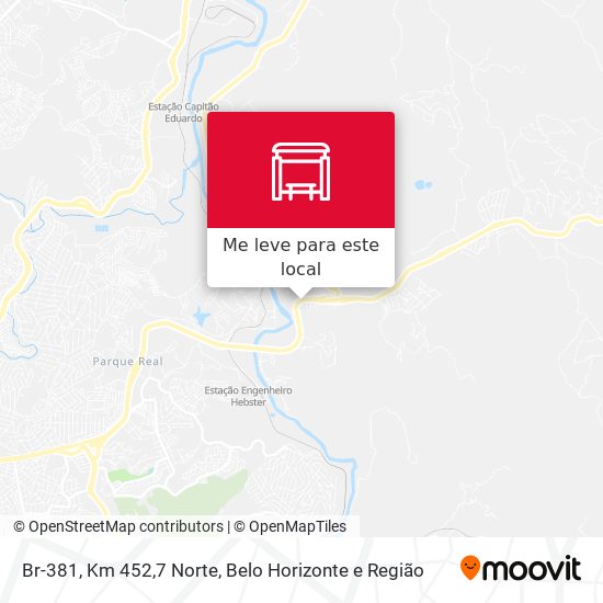 Br-381, Km 452,7 Norte mapa