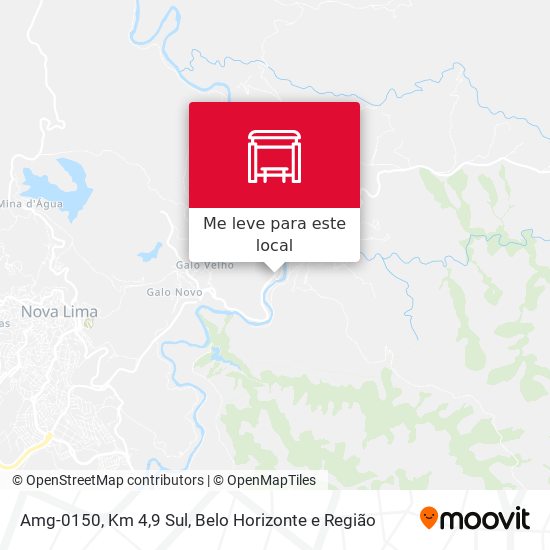 Amg-0150, Km 4,9 Sul mapa