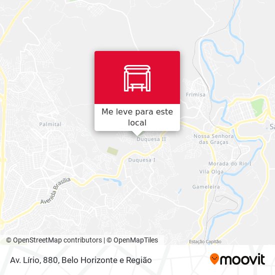 Av. Lírio, 880 mapa