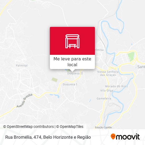 Rua Bromélia, 474 mapa