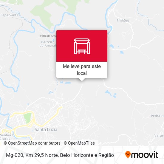 Mg-020, Km 29,5 Norte mapa