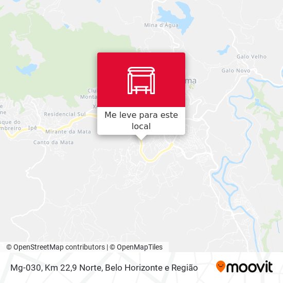 Mg-030, Km 22,9 Norte mapa