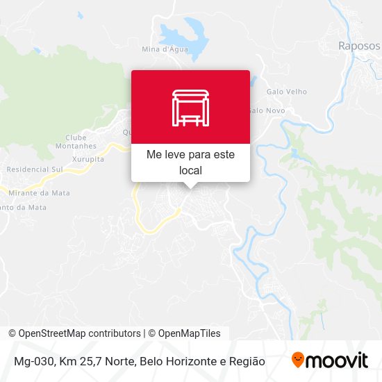 Mg-030, Km 25,7 Norte mapa