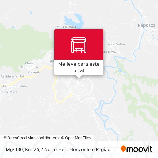 Mg-030, Km 26,2 Norte mapa