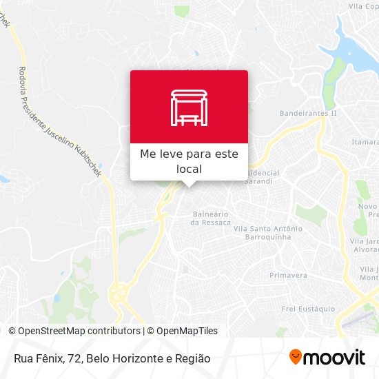 Rua Fênix, 72 mapa