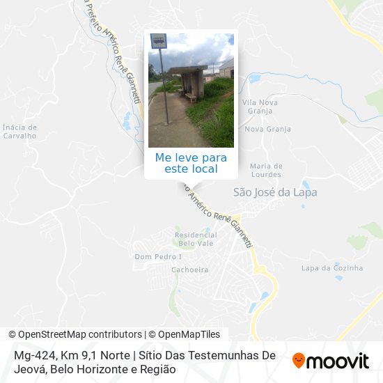 Mg-424, Km 9,1 Norte | Sítio Das Testemunhas De Jeová mapa